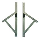 Braço Suporte Janela Maxim Ar Alumínio 25 Cinza Fosco - 32cm