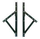 Braço Suporte Janela Maxim Ar Alumínio 25 Preto - 40cm