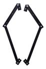 Braço Suporte Janela Maxim Ar Alumínio Suprema Preto - 25cm