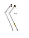Braço Suporte Janela Maxim Ar Suprema Branco Fermax 50cm