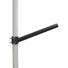 Braço Suporte para Luminária de Poste 50x450mm Preto