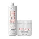BRAÉ Divine Shampoo 1L e Mascara Capilar 500ml