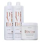 Braé Divine Shampoo + Condicionador 1000ml + Máscara 500g Braé Divine Shampoo + Condicionador 1000ml + Máscara 500g