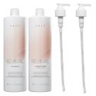 Braé Revival shampoo 1 Litro + Condicionador 1 Litro + Válvulas Pump
