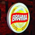 Brahma luminoso led marcas cerveja bar boteco gourmet 30cm