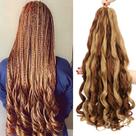 Braiding Hair conrora French Curly de 24 polegadas, 8 pacotes sintéticos Braiding Hair conrora French Curly de 24 polegadas, 8 pacotes sintéticos