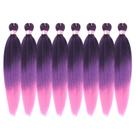 Braiding Hair Dorsanee, pré-esticado, 8 pacotes, ombre de 50 cm Braiding Hair Dorsanee, pré-esticado, 8 pacotes, ombre de 50 cm