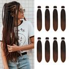 Braiding Hair Fairise Ombre pré-esticado 80 g x 8 pacotes de 20 cm
