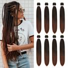 Braiding Hair Fairise, pré-esticada, 26 cm, 100 g x 8 pacotes, 1B30