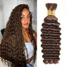Braiding Hair Flynsion Deep Wave 18 polegadas 110g 2 pacotes