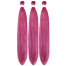 Braiding Hair Gozill pré-esticado rosa escuro de 26 polegadas