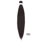 Braiding Hair Prestretched EZ Braids, 8 pacotes, preto 99J