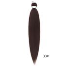 Braiding Hair Prestretched EZ Braids, 8 pacotes, preto sintético