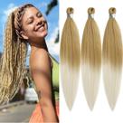 Braiding Hair Pruyo Ombre 27/613, pré-esticado, 20 polegadas, 3 pacotes