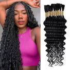 Braiding Hair ROSISIND Deep Water Wave 18 polegadas 75g x10