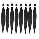 Braiding Hair ShowCoco, pré-esticado, 48 polegadas, 8 pacotes 1B