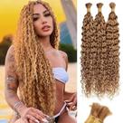 Braiding Hair SOYI HAIR Water Wave Bulk 150g 35cm Loiro