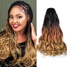 Braiding Hair Vitorish French Curl de 16 polegadas, 8 pacotes para mulheres negras