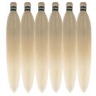 Braiding Hair Wuqibawu Ombre Ash Blonde, pré-esticado, 26 polegadas Braiding Hair Wuqibawu Ombre Ash Blonde, pré-esticado, 26 polegadas