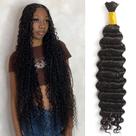 Braiding Hair Y WIGS Boho Human Deep Wave 100g Virgin NC 50cm