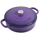 Braiser Crock-Pot Artisan 5L - Ferro Fundido Esmaltado na Cor Lavanda Braiser Crock-Pot Artisan 5L - Ferro Fundido Esmaltado na Cor Lavanda