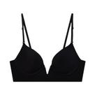 Bralette Feminino Push-up Sem Costura - Decote V Profundo e Formato U Aberto