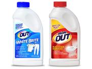 Branqueador de roupa e removedor de manchas de ferrugem Powder OUT White Brite