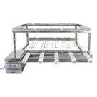 Brasa Grill Gira 5 Espetos para Churrasqueira Gourmet 75cm Sem sobra de Motor