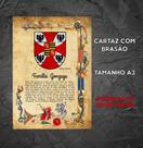 Brasão da família Gonzaga no cartaz A3