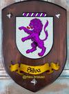 Brasão na Madeira Família Silva