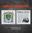 Brasão no azulejo da família Oliva