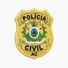 Brasão PCAC padrão com tiras autocolantes