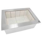 Braseiro Cooktop inox 430 Para Churrasqueira 60 X 50cm