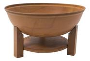 Braseiro De Aco Para Lenha - Cobre - 32x57x57cm - Importado