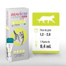 Bravecto Plus para Gatos de 1,2 a 2,8 Kg - 112,5 mL