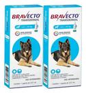 Bravecto Transdermal Cães Antipulgas Carrapato 20 Á 40kg 2