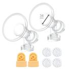 Breastshields Maymom 2x, peça única, extra grande, 34 mm com válvulas Breastshields Maymom 2x, peça única, extra grande, 34 mm com válvulas