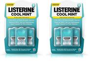Breath Strips Listerine Pocketpaks Cool Mint 72 unidades x 2