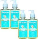 BREMER BABY SABONETE INFANTIL GLICERINA E CAMOMILA 250ML DEMAZON 4un