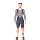 Bretelle Ciclista Matrix 3 Masculino Forro Gel Com Bolso Preto Bretelle Ciclista Matrix 3 Masculino Forro Gel Com Bolso Preto