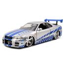 Brian Nissan Skyline GT-R R34 Fast & Furious Jada Toys 1:24