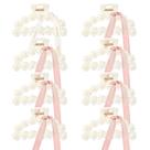 Bridesmaid Proposal Hair Claw Clips DEEKA, pacote com 8 pérolas