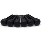 Bridge Pins Crosby Slotted Pure Ebony para guitarra de 6 e 12 cordas