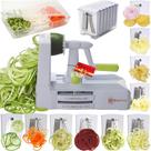 Brieftons Espiralizador de vegetais de Mesa com 10 lâminas