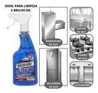 Brilha Inox Azulim 500ml Spray Borrifador Além de Limpar Traz Brilho