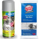 Brilha INOX + SCOTH Brite Fibra Nao Risca 3M