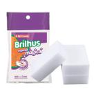 Brilhus Esponja Branca Mágica Removedora de Riscos e Manchas kit com 3