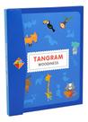 Brimquedo Tangram Puzzle Logical Game For Children Kids Adults Blue