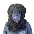 Brincadeira engraçada de máscara de gorila com pêlo comprido para o Halloween - genérica