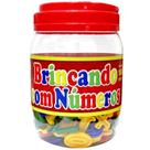 Brincando com numeros pote com 168 pecas pais e filhos